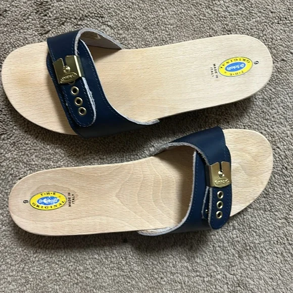 Dr Scholl’s wood slide sandals - Picture 11 of 13